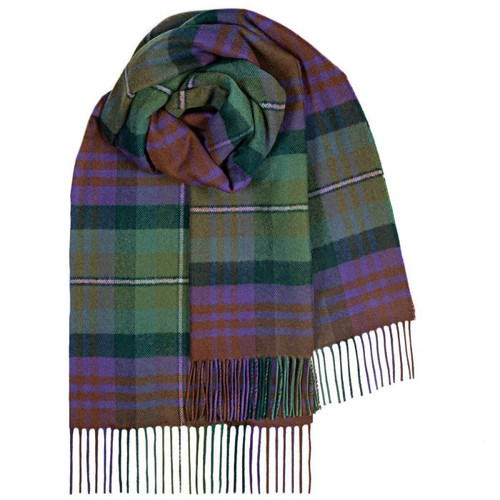 Bobbie | Buchanan Berry Tartan Lambswool Stole - Burnett's