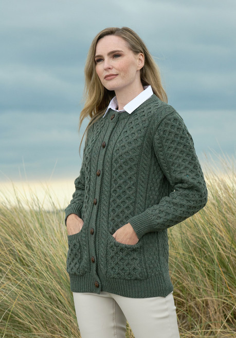 Aran Crafts | Lumber Cardigan - Tundra
