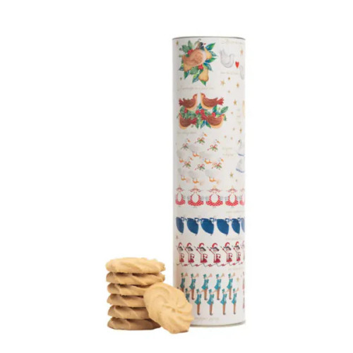 Farmhouse | 12 Days of Christmas Giant Tube - Vanilla Biscuits 300g