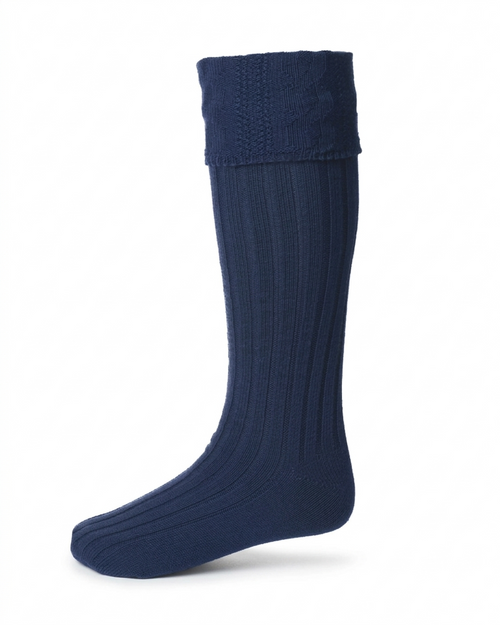 House of Ceviot |Glenmore Kilt Hose - Navy
