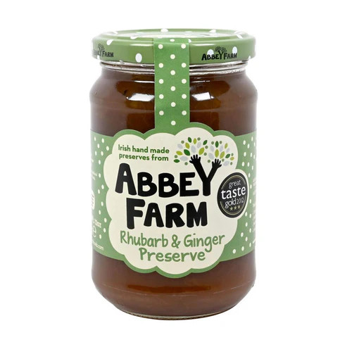 Abbey Farm | Rhubarb & Ginger Jam 350g