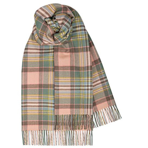 Bobbie | Dundee Rose Tartan Lambswool Stole