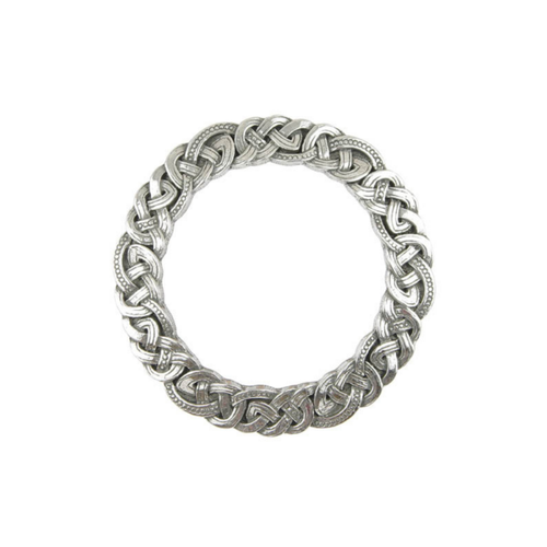 Plaid Brooch | Celtic Ropework Brooch – Bright