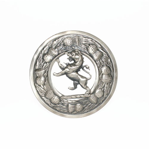 Plaid Brooch | 39 Pattern Plaid Brooch With Lion Mount – Matt