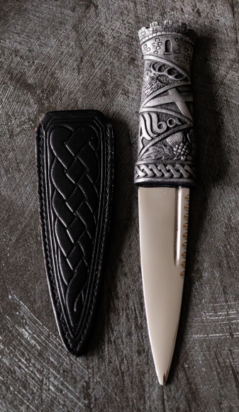 Sgian Dubh | "Spirit of Scotland" Daywear Sgian Dubh - Silver