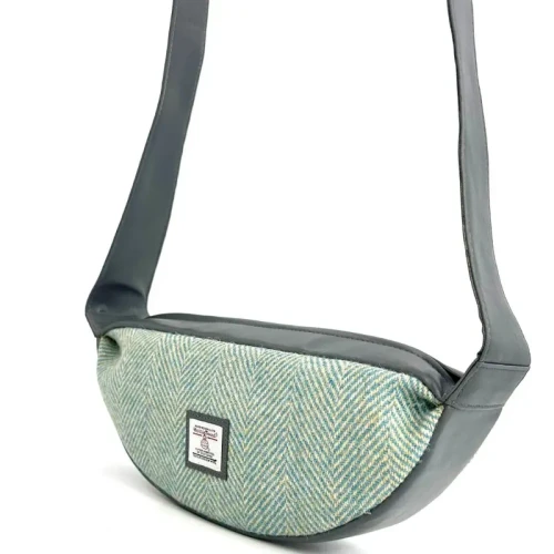 Harris Tweed | Sling Bag - Turquoise Herringbone