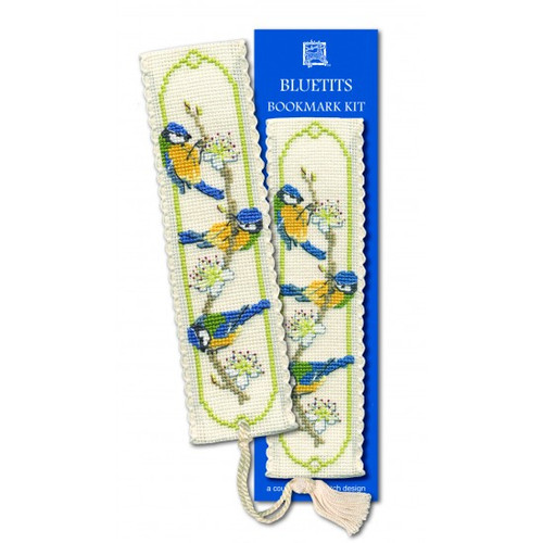 Cross Stitch Bookmark Kit - Bluetits