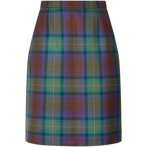 Ladies Tartan Straight Skirt (front)