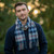 Beau | Douglas Navy Tartan Luxury Cashmere Scarf Beau | Douglas Navy Tartan Luxury Cashmere Scarf