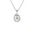 Keith Jack | Silver and 10kt Gold Celtic Pendant Small