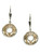 Keith Jack Silver and gold thistle earrings