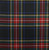 STEWART BLACK MODERN LIGHT WEIGHT TARTAN FABRIC