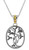 Keith Jack | Tree of Life Small Silver 18kt Gold Pendant Keith Jack | Tree of Life Small Silver 18kt Gold Pendant