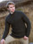 Aran Crafts | Donegal Half-zip Aran Sweater - Charcoal