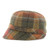 Mucros Weavers | Flapper Hat - Orange & Green Plaid