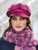 Mucros Weavers | Womens Newsboy Tweed Hat - Olive and Orange