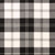 Erskine Black & White Lightweight Tartan Fabric