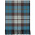 Border | Rose Hunting Grey Tartan Lambswool Blanket