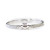 Solvar | Sterling Silver Baby Claddagh Bangle