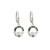 Solvar | Sterling Silver Connemara Marble Claddagh Drop Earrings