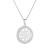 Solvar | Sterling Silver Round Celtic Knot Pendant with CZ