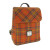 Harris Tweed | 'Tummel' Mini Backpack in Deep Orange Check
