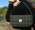 Harris Tweed | 'Duchray' Baguette Bag in Deep Orange Check
