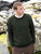 West End Knitwear | Aran Knit Crew Neck Sweater-  Army Green