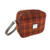 Harris Tweed | 'Almond' Mini Bag in Rust with Orange Overcheck