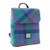 Harris Tweed | 'Tummel' Mini Backpack in Green & Purple Tartan