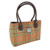 Harris Tweed | 'Cassley' Classic Handbag in Pale Orange Stewart Tartan