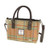 Harris Tweed | 'Brora' Small Tote in Pale Orange Stewart Tartan