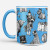 Gillian Kyle | Love Scotland Chunky Mug - Sky Blue