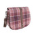 Harris Tweed | 'Beauly' Shoulder Bag in Pink/Burgundy Check