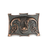 Belt Buckle | Pewter Highland COO Buckle – Chocolate Bronze