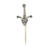 Kilt Pin | Pewter Kilt Pin – Highland Coo – Bright
