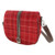 Harris Tweed | 'Beauly' Shoulder Bag in Red Check