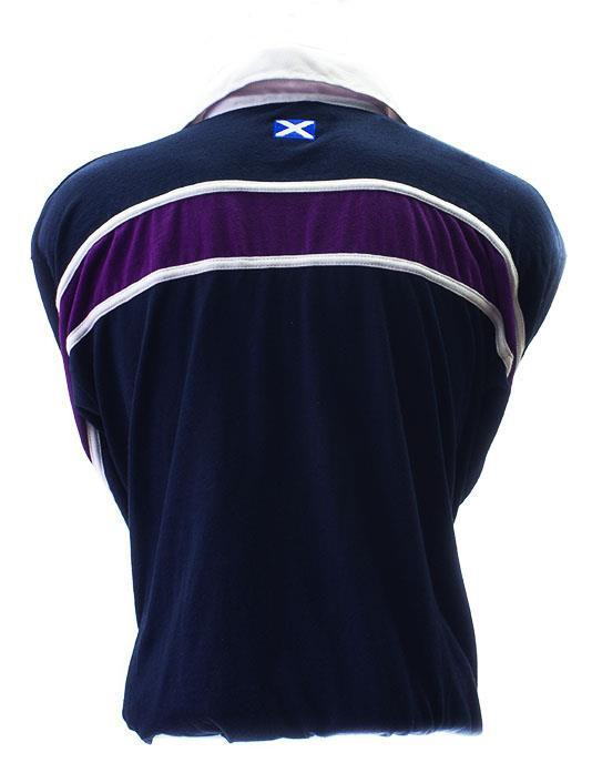 Shirts Mens Rugby Shirt with purple stripe