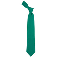 Green Ancient Plain Coloured Wool Tie