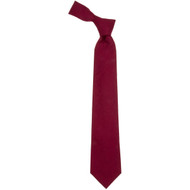 Maroon Plain Coloured Wool Tie