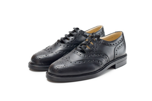 Tricker’s Ghillie shoes QUILP SHOES【クイルプ シューズ】Brogue Ghillie Shoes Black