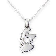 Hamilton & Young |From the Heart of Scotland Silver Pendant