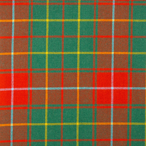 Burnett Ancient Tartan Crest Blanket Wave Style