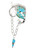 Turquoise stone Jewelry Clip