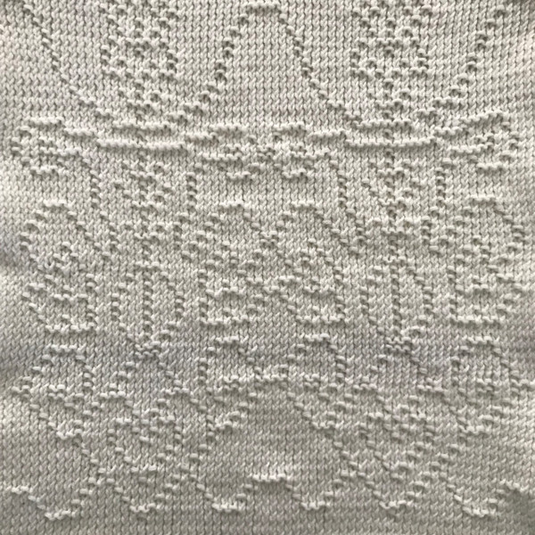 Influence & Wisdom - Daniel Harris - Ojibway inspired repeat Knitted Design