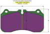 [PD8187] Brake Pads for CCM Rotors : Lotus Emira Front, McLaren 570S/650S/675LT/MP4-12C Rear