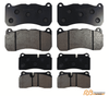 [PD1666-PD968] Brake Pads for RB6M Front Caliper (=Mustang GT500 13-14 Front) & RB4M Rear Caliper (=GTR 07+ Rear)