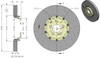 RB-CCB Rotor Kit (390/360mm) for Dodge Viper ACRE CCB Direct Repl. Front & Rear (P/N 2C71 & 2C93)
