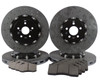 RB-CCB Rotor Kit (380/350) for Alfa Romeo Giulia/Stelvio 2.9L Quadrifoglio Upgrade Conversion to CCM Rotors; Front & Rear (P/N 2R65 & 2R66); This conversion will make your new brake to have the same Rotors as Porsche 997.2 GT3 PCCB