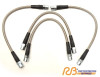 Stainless Steel Braided Brake Lines (4 line kit) - Mercedes S63 08-19